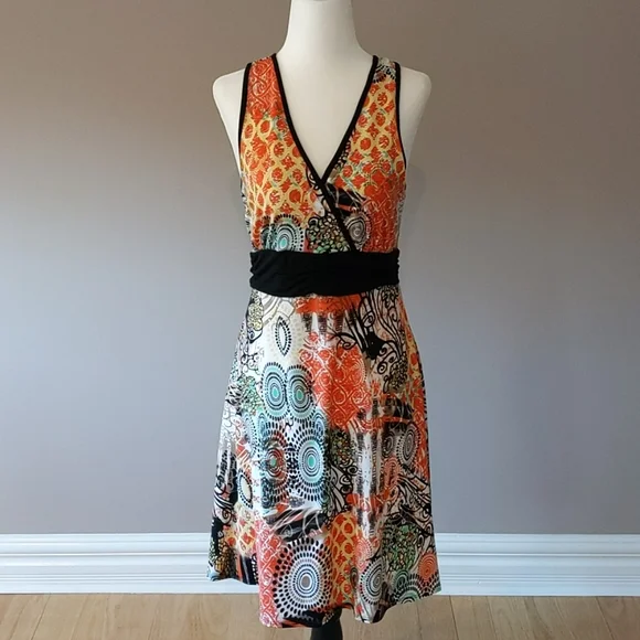 Abstract Pattern Dress - Picture 1 of 4